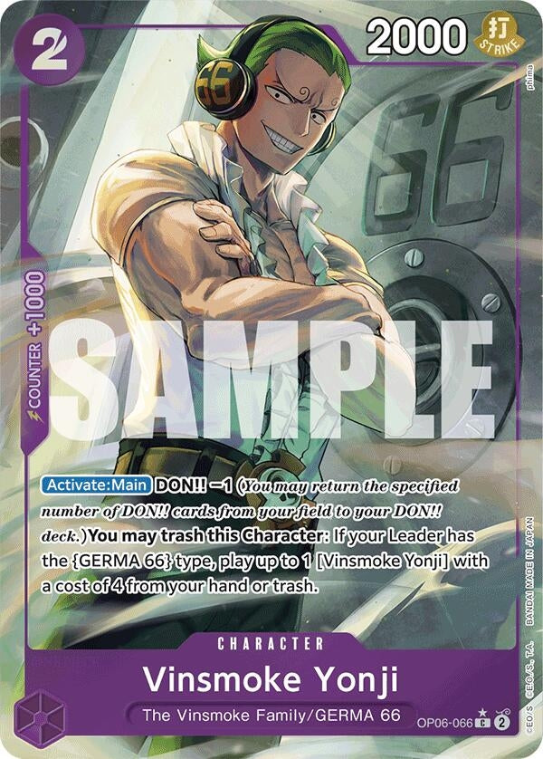 Image for Vinsmoke Yonji (OP06-066) (Full Art) [Premium Booster]