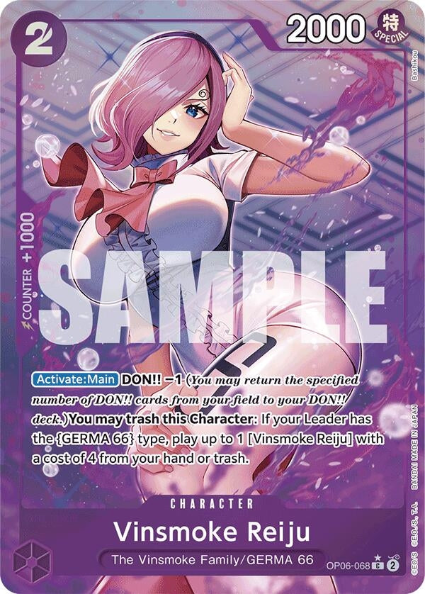 Image for Vinsmoke Reiju (OP06-068) (Full Art) [Premium Booster]