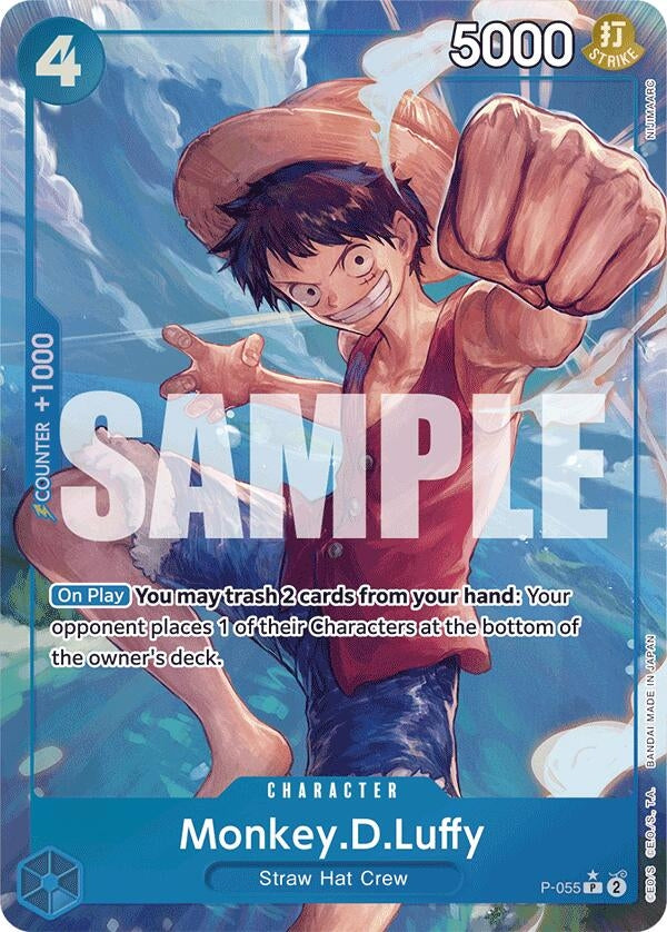 Image for Monkey.D.Luffy (P-055) (Full Art) [Premium Booster]