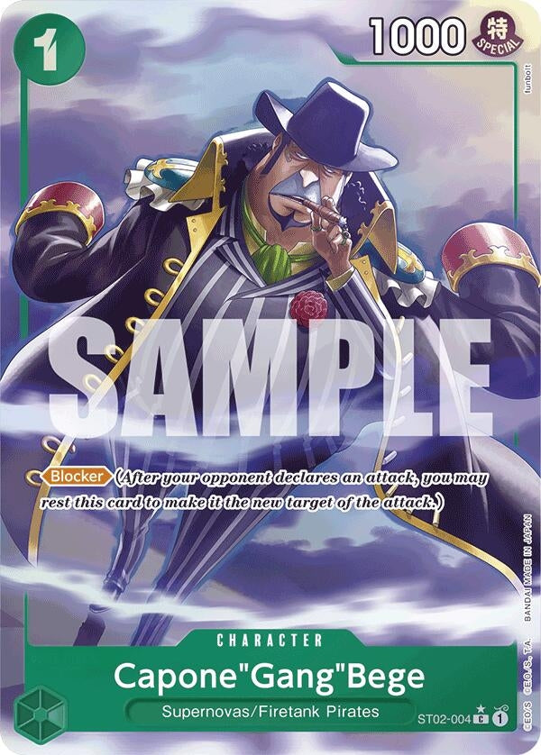 Image for Capone"Gang"Bege (ST02-004) (Alternate Art) [Premium Booster]