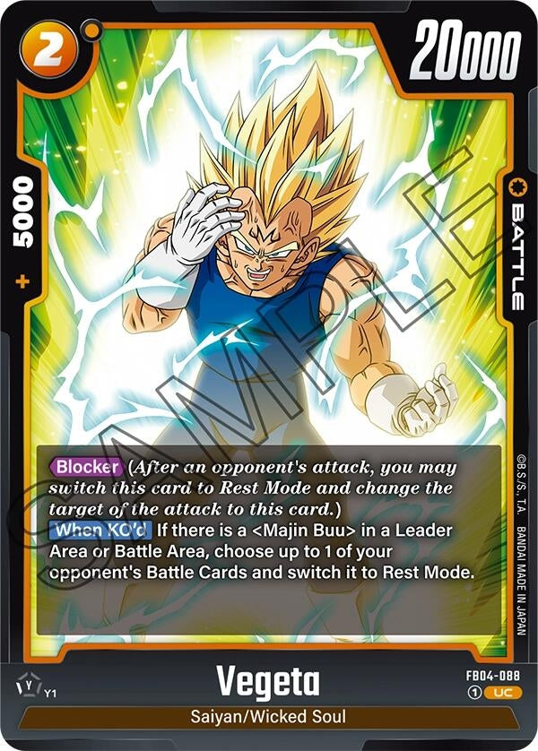 Image for Vegeta - FB04-088 [Ultra Limit]