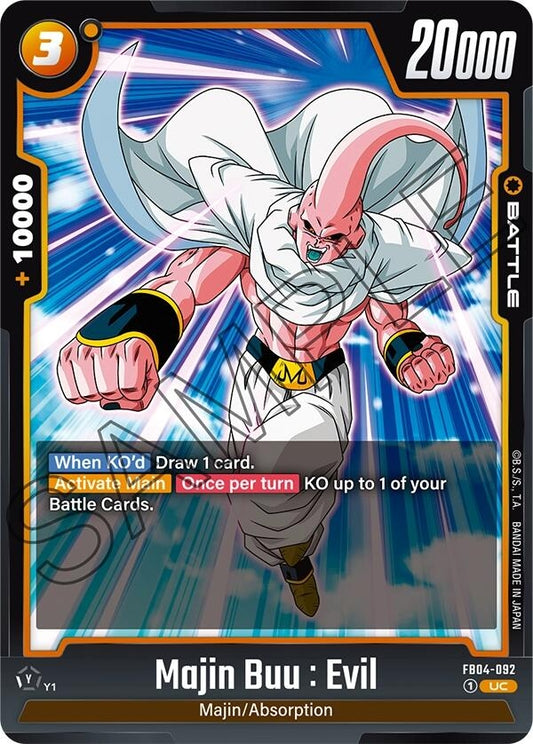 Image for Majin Buu : Evil - FB04-092 [Ultra Limit]