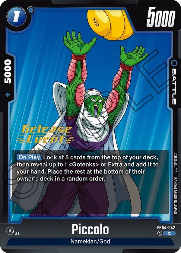 Image for Piccolo - FB04-042 (FB04-042) [Ultra Limit Release Event Cards]