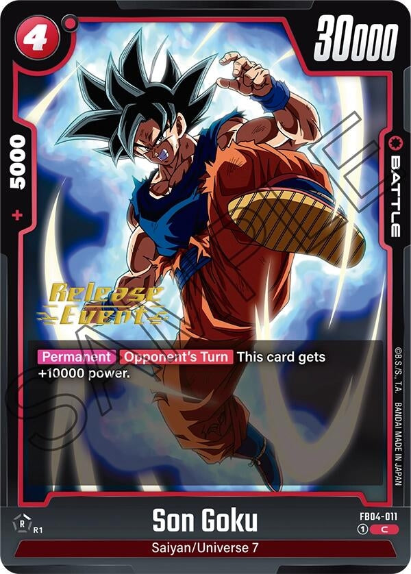 Image for Son Goku - FB04-011 (FB04-011) [Ultra Limit Release Event Cards]