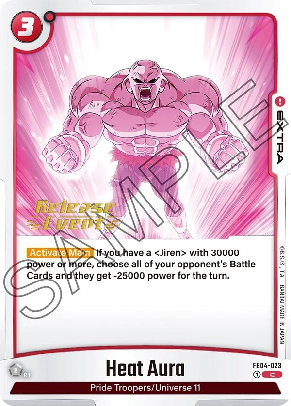 Image for Heat Aura (FB04-023) [Ultra Limit Release Event Cards]