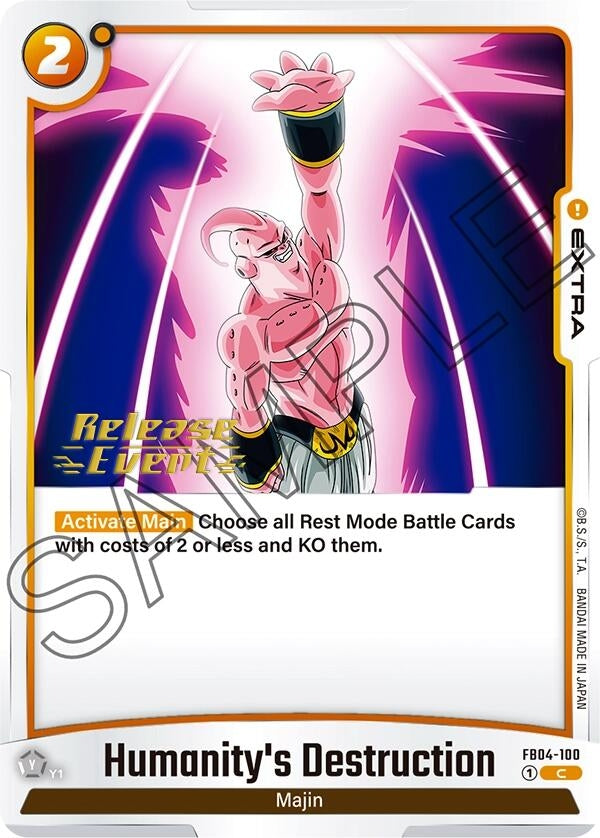 Image for Humanity's Destruction (FB04-100) [Ultra Limit Release Event Cards]
