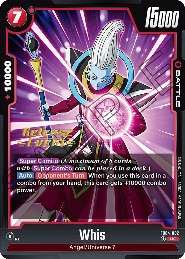 Image for Whis (FB04-002) [Ultra Limit Release Event Cards]