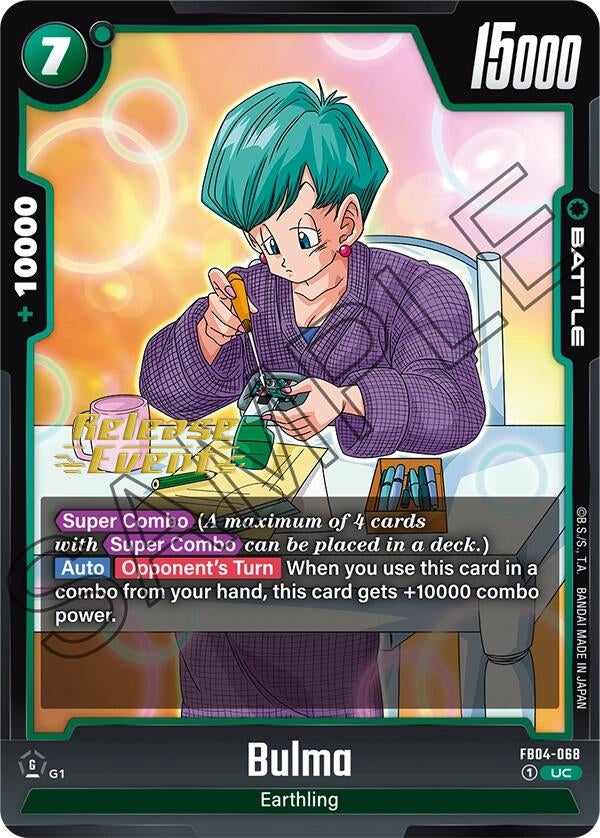 Image for Bulma (FB04-068) [Ultra Limit Release Event Cards]