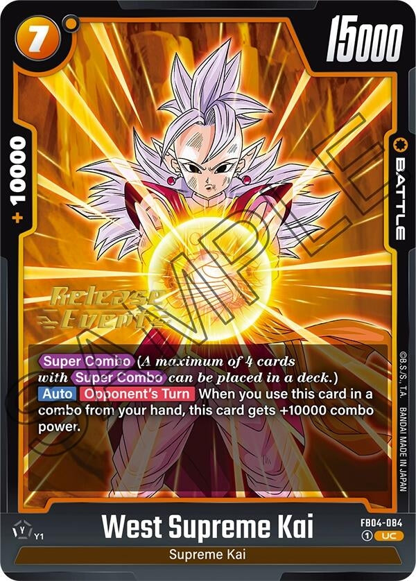 Image for West Supreme Kai (FB04-084) [Ultra Limit Release Event Cards]