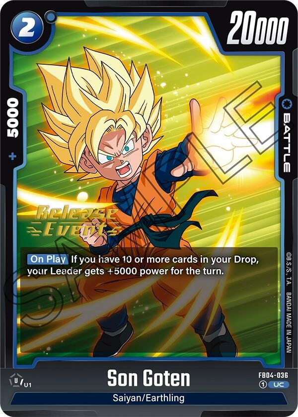 Image for Son Goten (FB04-036) [Ultra Limit Release Event Cards]