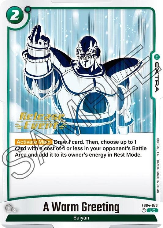 Image for A Warm Greeting (FB04-073) [Ultra Limit Release Event Cards]
