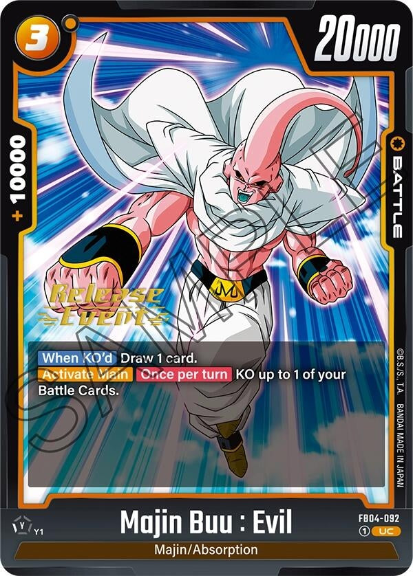 Image for Majin Buu : Evil - FB04-092 (FB04-092) [Ultra Limit Release Event Cards]