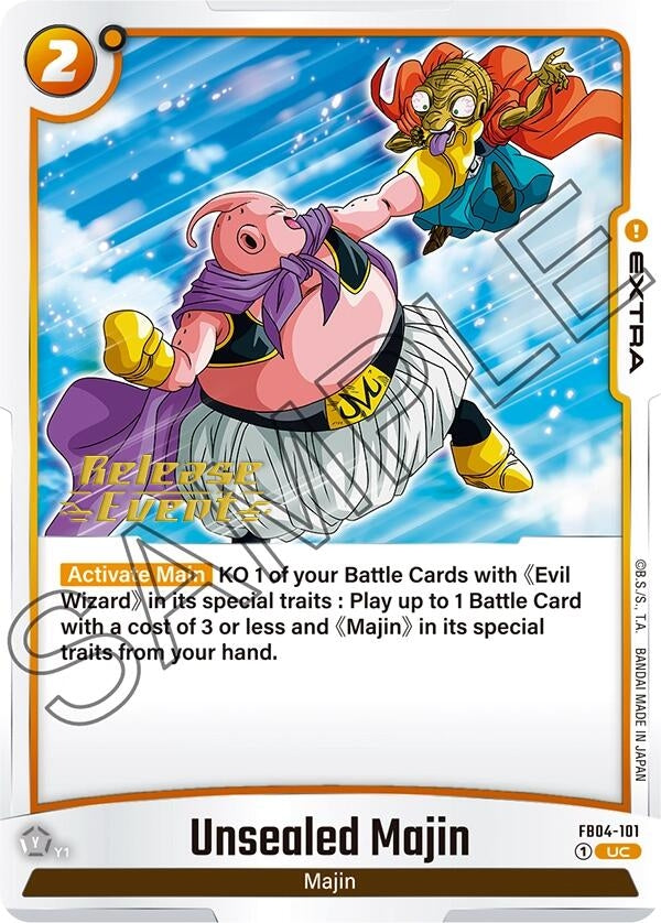 Image for Unsealed Majin (FB04-101) [Ultra Limit Release Event Cards]