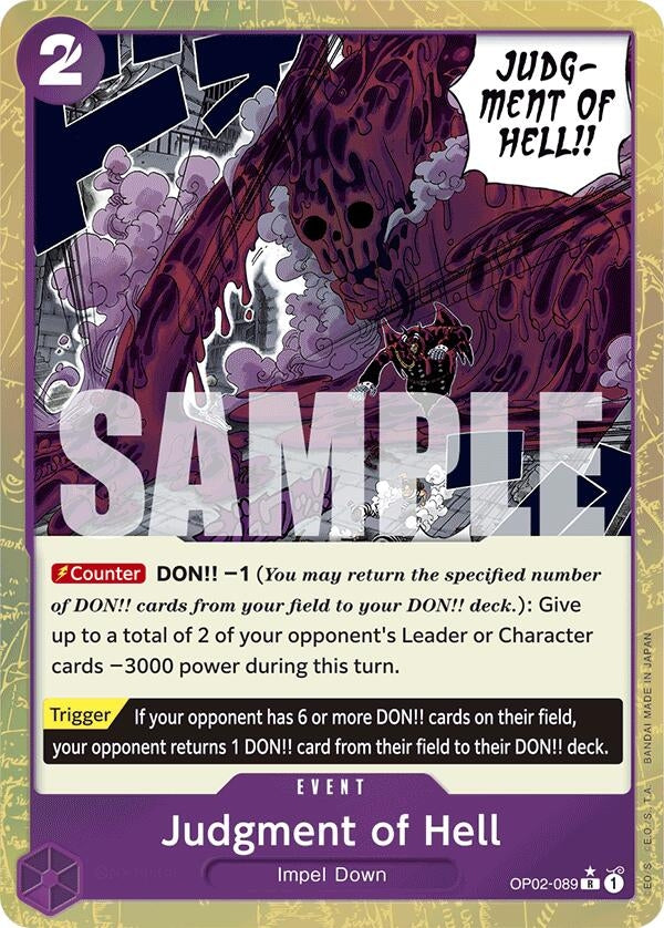 Image for Judgment of Hell (Textured Foil) [Premium Booster -The Best-]