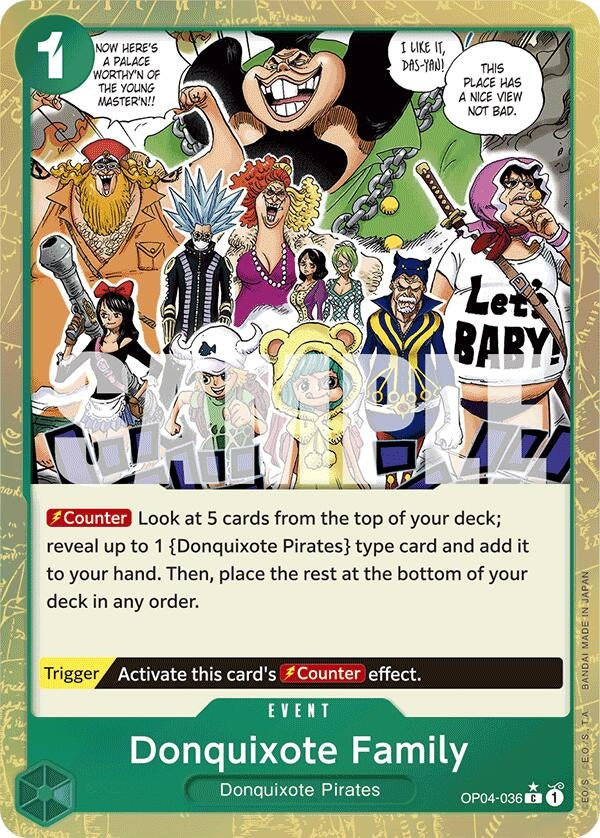 Image for Donquixote Family (Textured Foil) [Premium Booster -The Best-]
