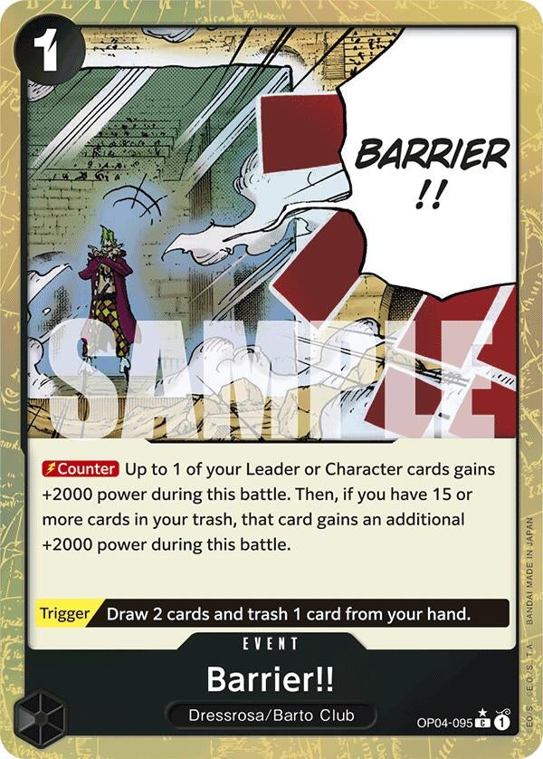 Image for Barrier!! (Textured Foil) [Premium Booster -The Best-]