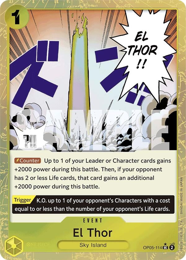 Image for El Thor (Textured Foil) [Premium Booster -The Best-]