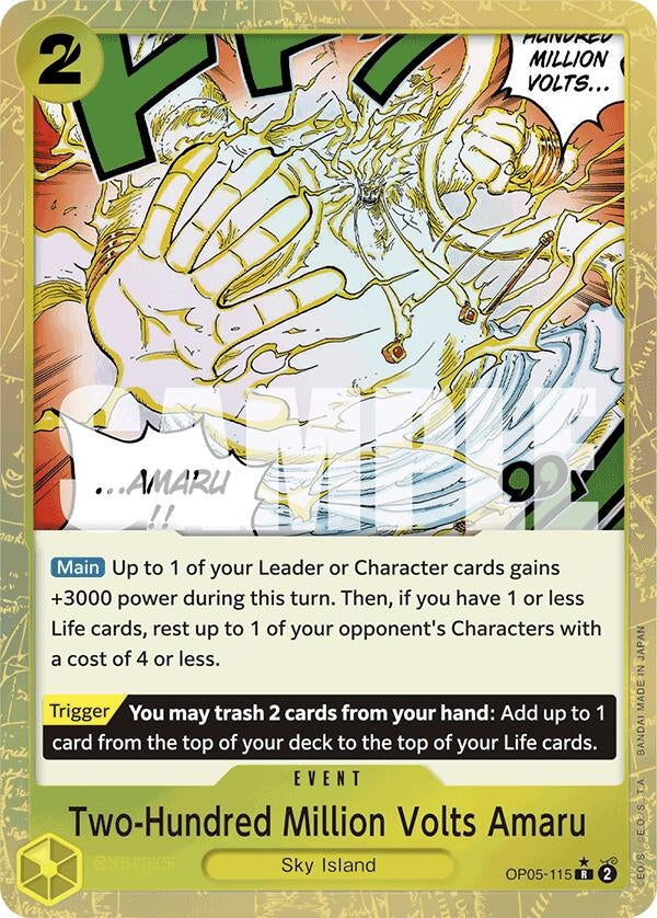Image for Two-Hundred Million Volts Amaru (Textured Foil) [Premium Booster -The Best-]