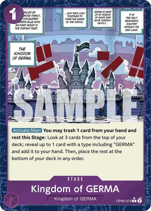 Image for Kingdom of GERMA (Textured Foil) [Premium Booster -The Best-]