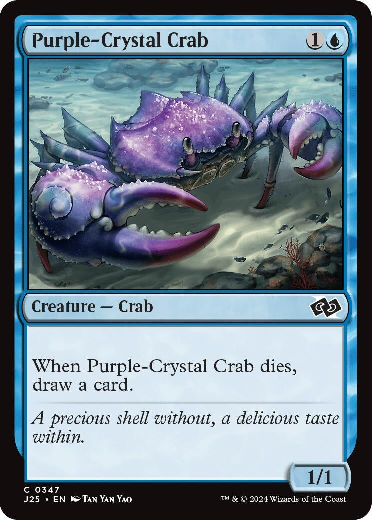 Image for Purple-Crystal Crab (347) [J25]