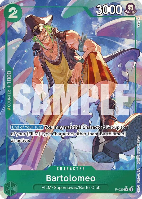 Image for Bartolomeo (P-029) (Full Art) [Premium Booster -The Best-]
