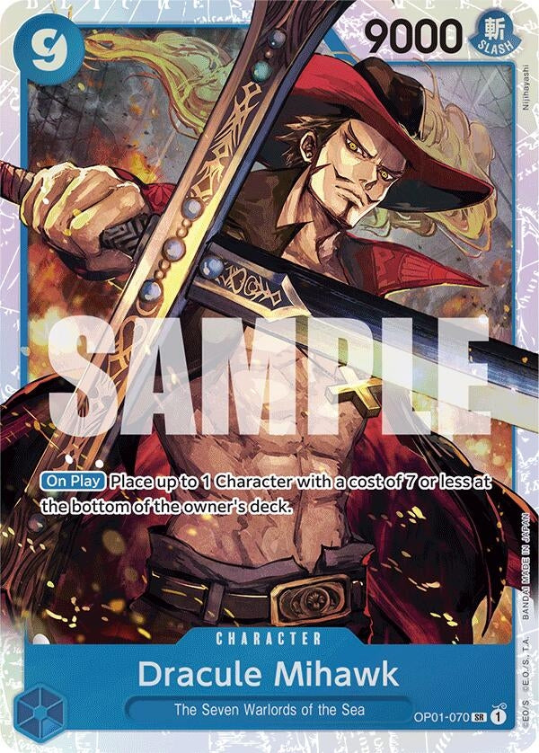 Image for Dracule Mihawk (OP01-070) (Reprint) [Premium Booster -The Best-]