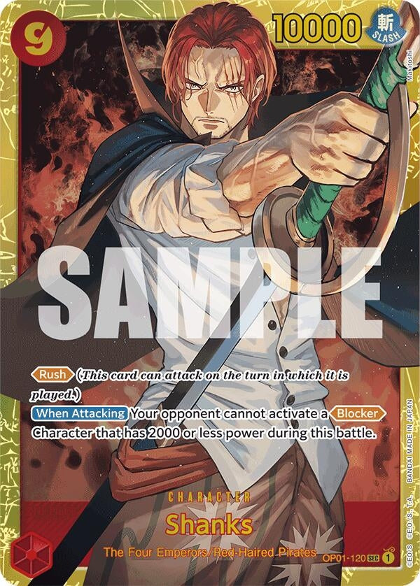 Image for Shanks (OP01-120) (Reprint) [Premium Booster -The Best-]