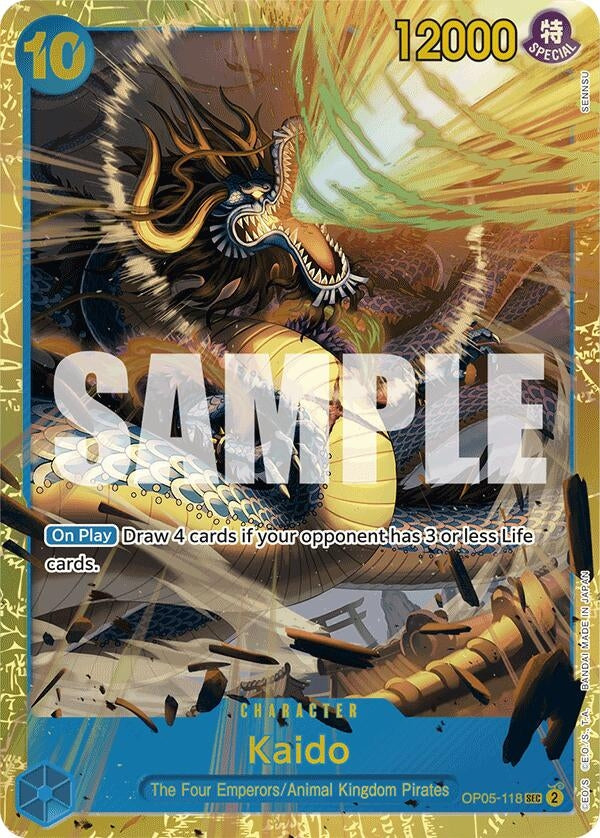 Image for Kaido (OP05-118) (Reprint) [Premium Booster -The Best-]