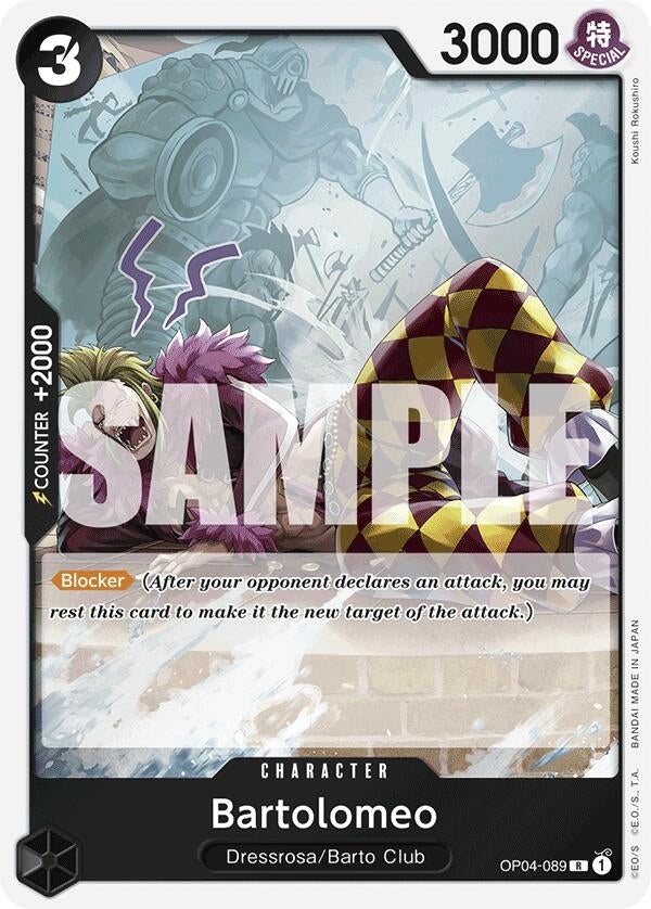 Image for Bartolomeo (OP04-089) (Reprint) [Premium Booster -The Best-]
