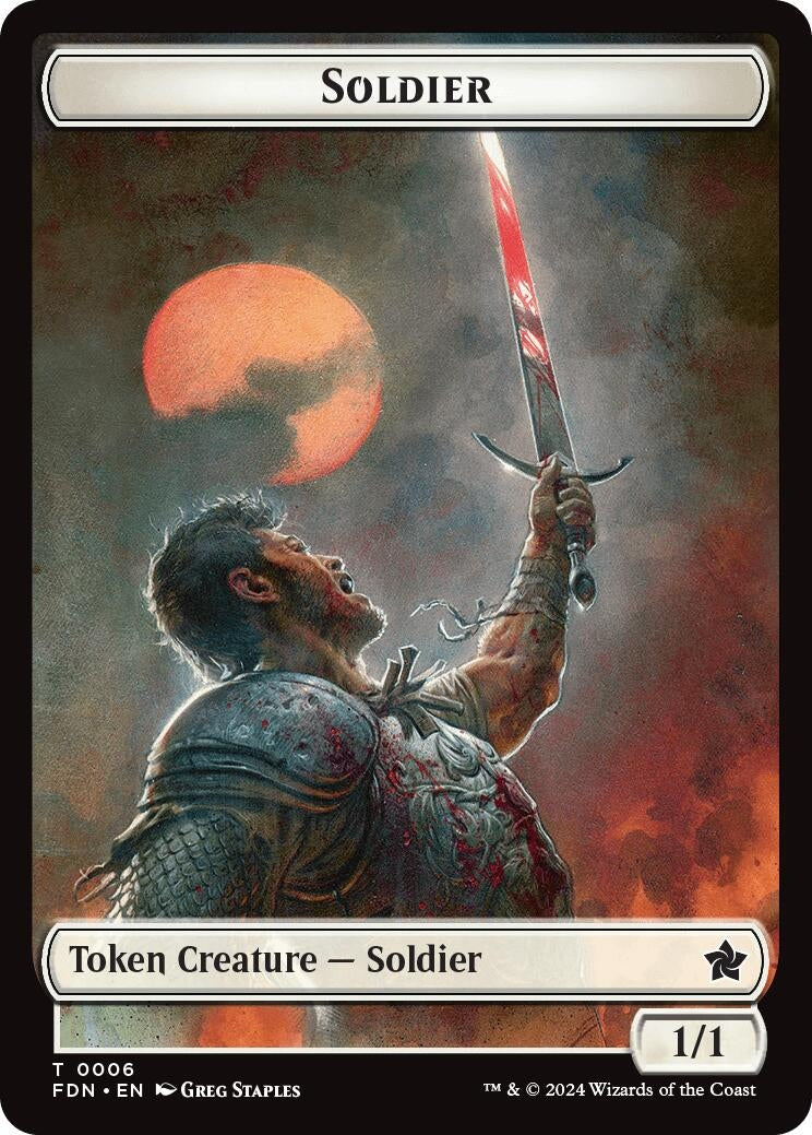 Image for Soldier // Faerie Double-Sided Token