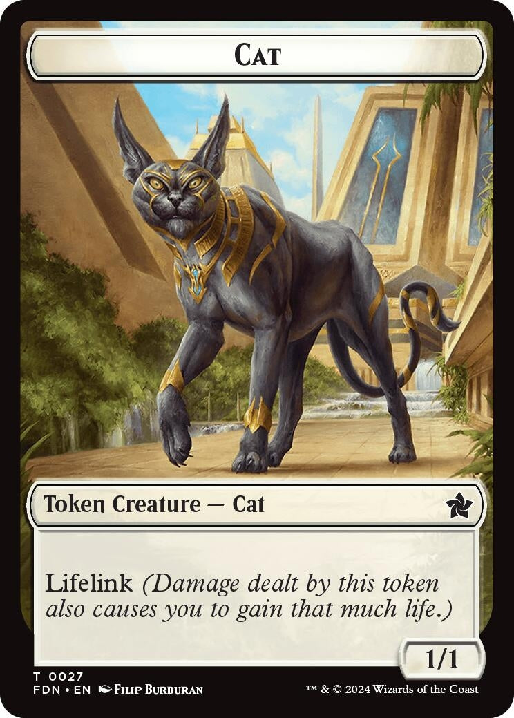 Image for Cat (0027) // Phyrexian Goblin Double-Sided Token