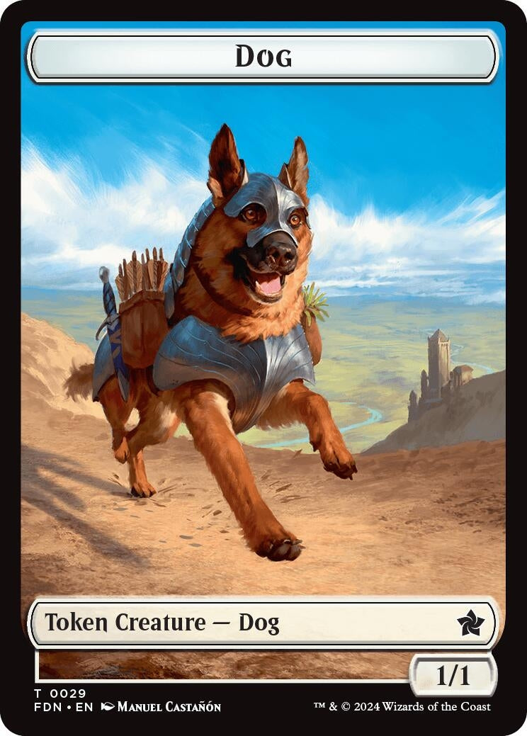 Image for Dog // Beast (0032) Double-Sided Token