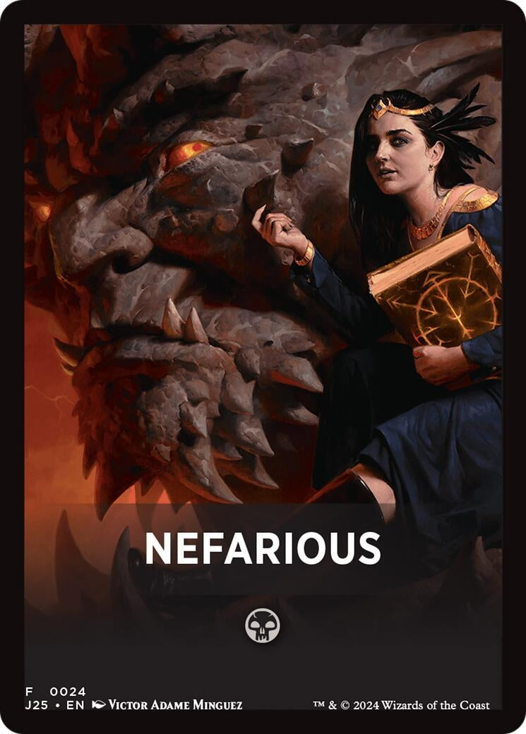 Image for Nefarious Theme Card (24) [J25]