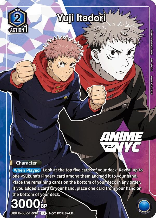 Image for Yuji Itadori (Anime NYC 2024) [Union Arena Promotion Cards]