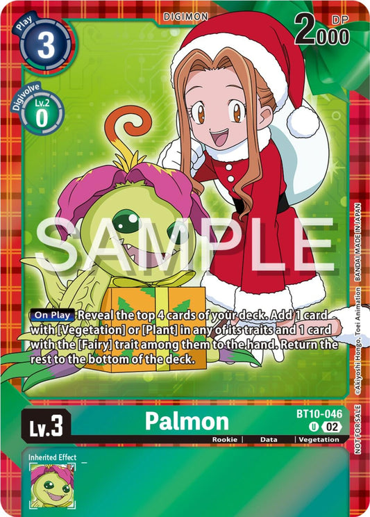 Image for Palmon (Winter Holiday Event 2024) (BT10-046 U) (BT10)