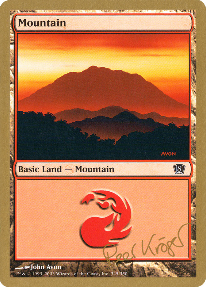 Mountain (pk345) (Peer Kroger) [World Championship Decks 2003] | Red Riot Games CA