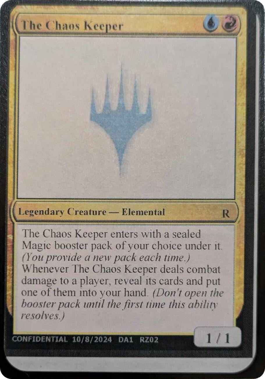 Image for The Chaos Keeper [Un-Known Event Playtest Cards] - Magic: The Gathering