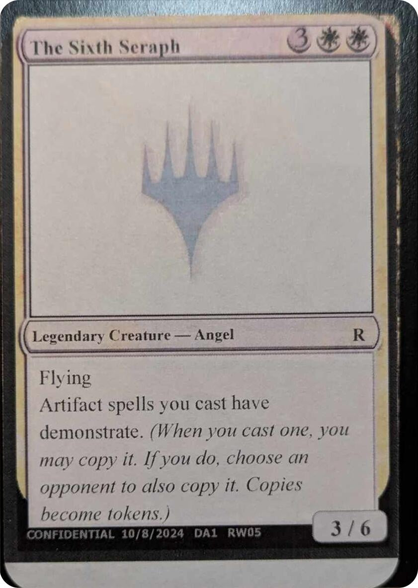 Image for The Sixth Seraph [Un-Known Event Playtest Cards] - Magic: The Gathering