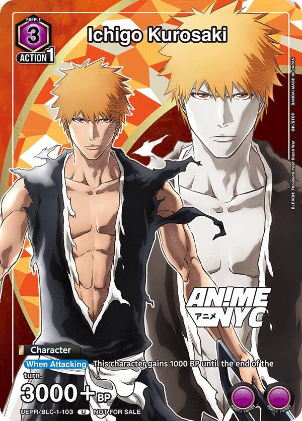 Image for Ichigo Kurosaki (Anime NYC) [Union Arena Promotion Cards]