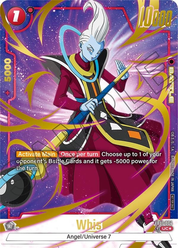 Image for Whis (Championship Pack 03) (FB01-004) [Tournament and Championship Promos]