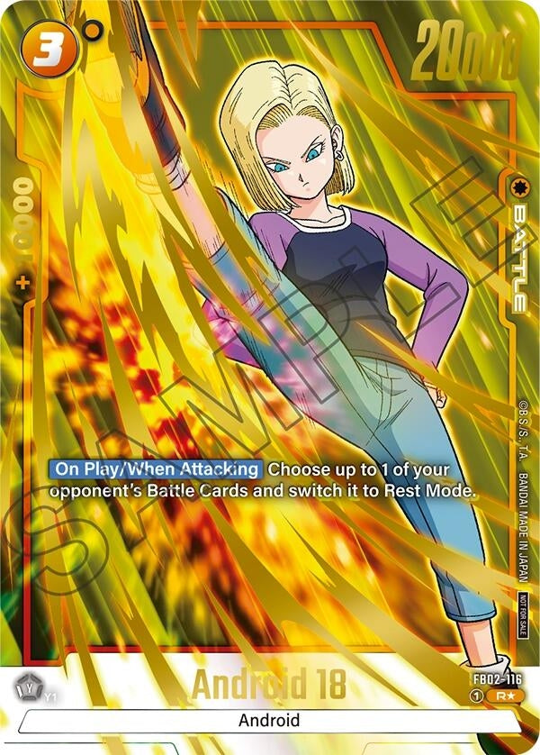 Image for Android 18 (Championship Pack 03) (FB02-116) [Tournament and Championship Promos]