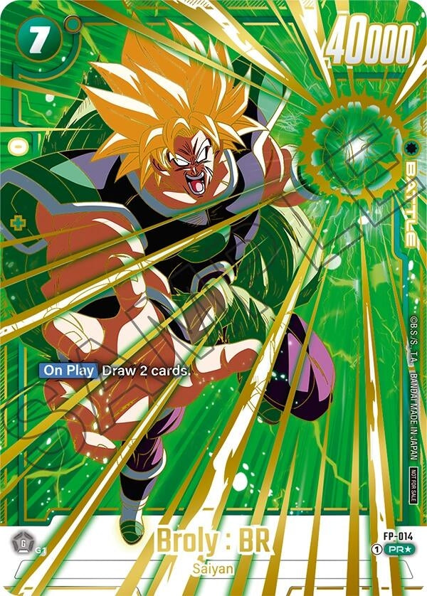 Image for Broly : BR - FP-014 (Selection Pack 01 Finalist) (FP-014) [Tournament and Championship Promos]