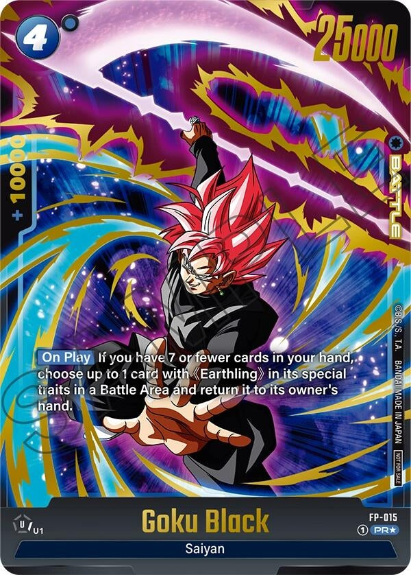 Image for Goku Black - FP-015 (Selection Pack 01) (FP-015) [Tournament and Championship Promos]