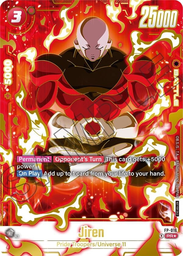 Image for Jiren - FP-016 (Selection Pack 01 Finalist) (FP-016) [Tournament and Championship Promos]