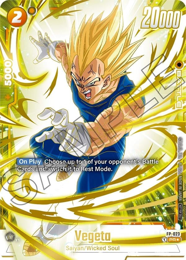 Image for Vegeta - FP-023 (Selection Pack 01 Finalist) (FP-023) [Tournament and Championship Promos]