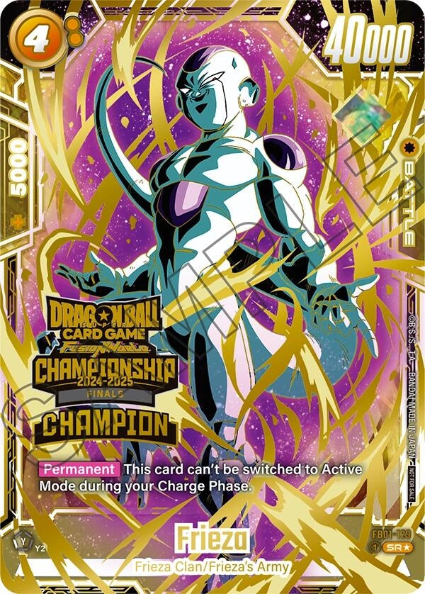Image for Frieza - FB01-129 (Championship 2024-2025 Finals Champion) (FB01-129) [Tournament and Championship Promos]