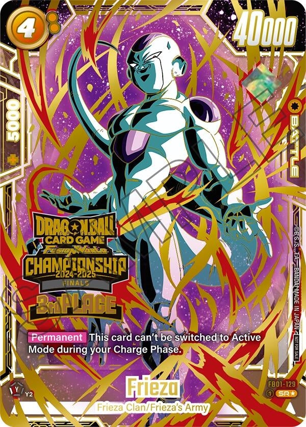 Image for Frieza - FB01-129 (Championship 2024-2025 Finals 3rd Place) (FB01-129) [Tournament and Championship Promos]