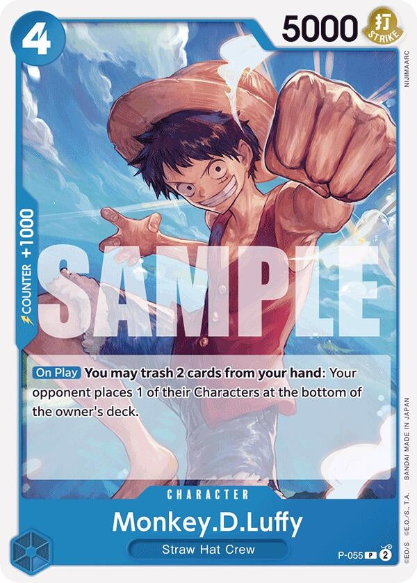 Image for Monkey.D.Luffy (P-055) (Reprint) [Premium Booster -The Best-]