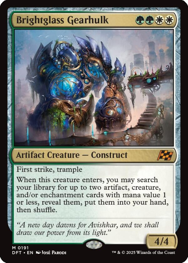 Image for Brightglass Gearhulk (191) [DFT]