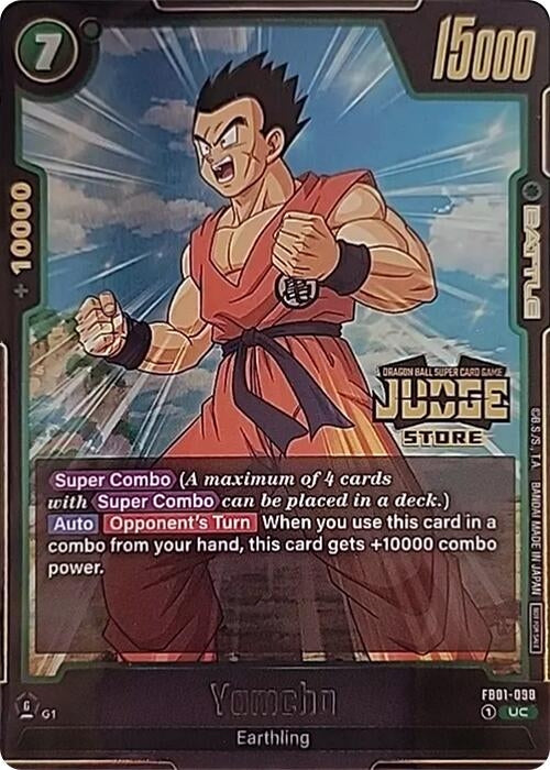 Image for Yamcha (Judge Pack (Event Judge) 01) (FB01-098) [Tournament and Championship Promos]